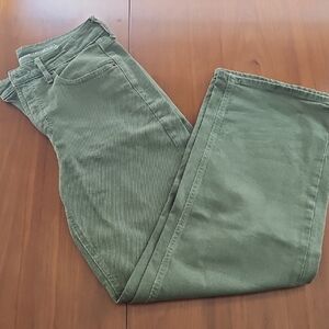 Old Navy Green Straight-Leg Jeans